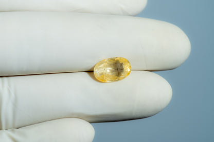 Natural Yellow Sapphire (Pukhraj) 4.82 Carats