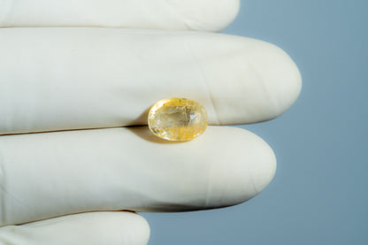 Natural Yellow Sapphire (Pukhraj) 5.88 Carats