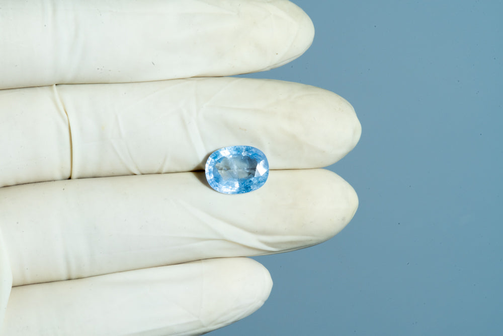 Natural Blue Sapphire (Neelam) 5.01 Carats