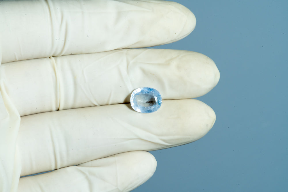 Natural Blue Sapphire (Neelam) 4.21Carats