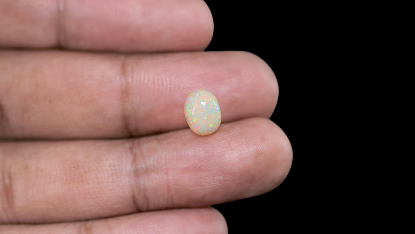 Natural Australian White Fire Opal 2.40 Carats