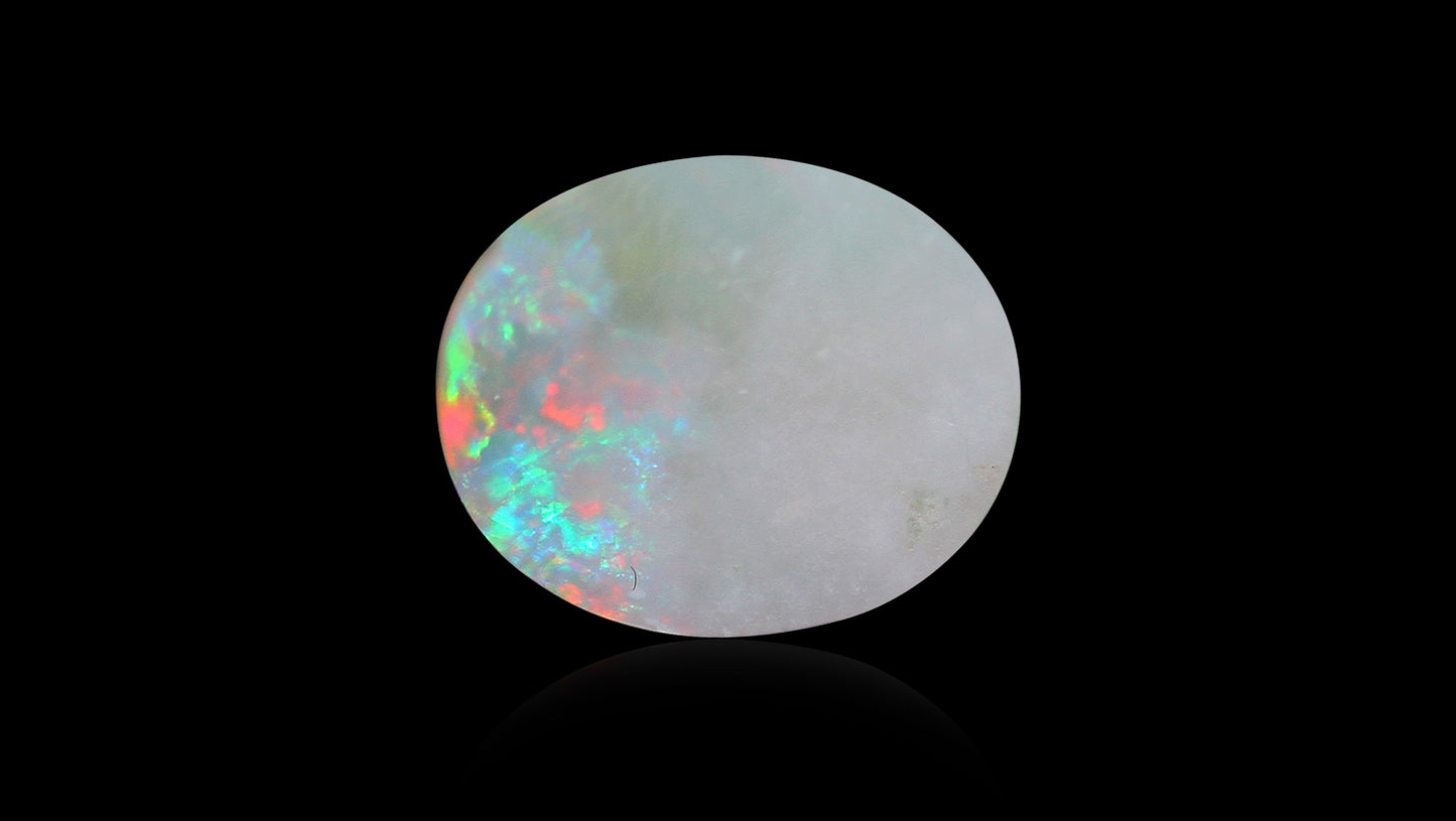 Natural Australian White Fire Opal 2.69 Carats