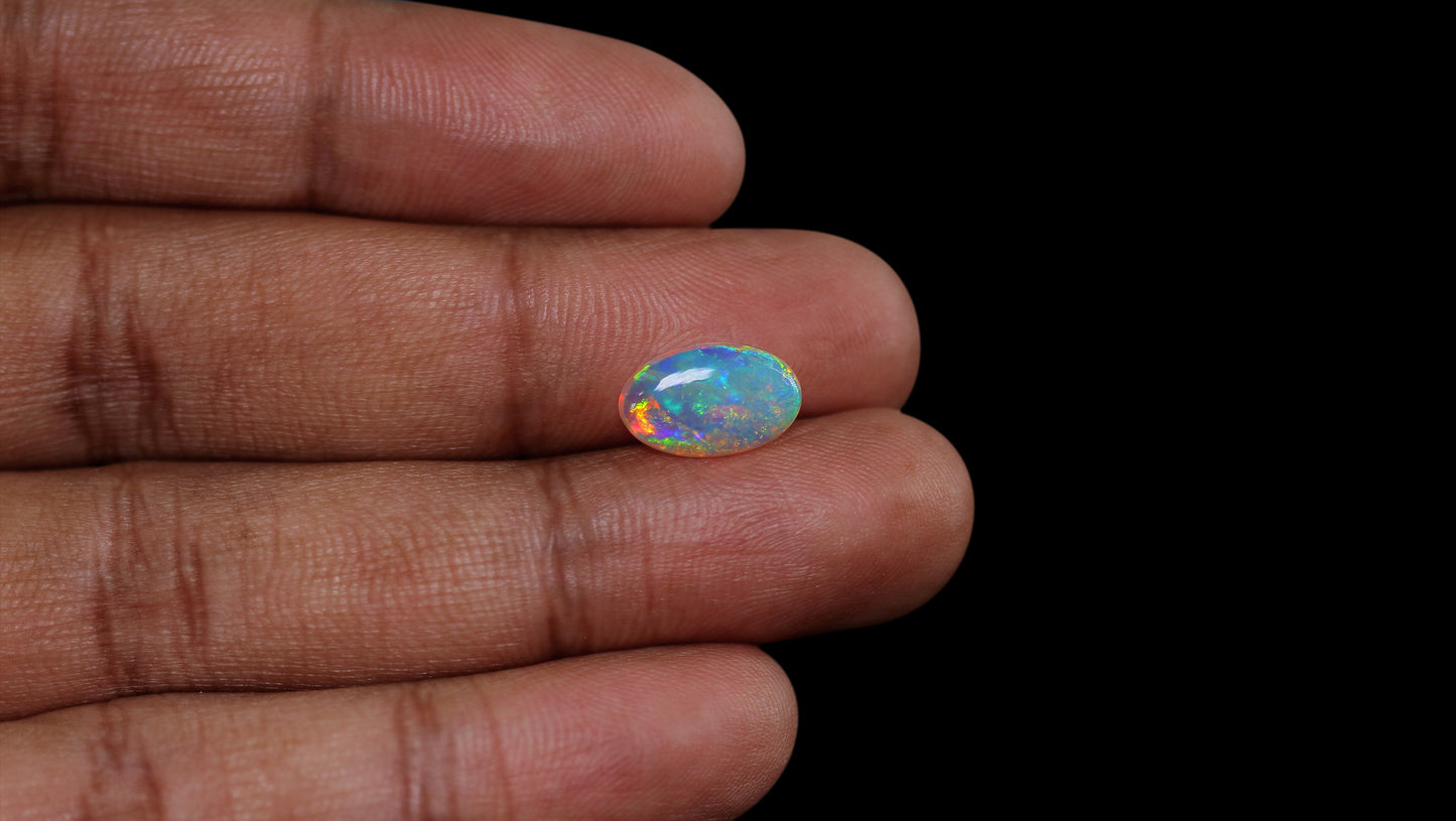 Natural Australian White Fire Opal 2.45 Carats