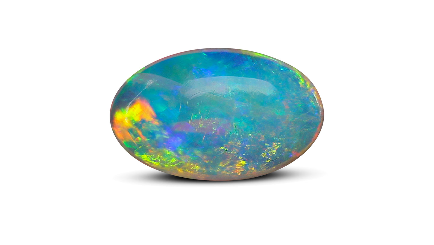Natural Australian White Fire Opal 2.45 Carats