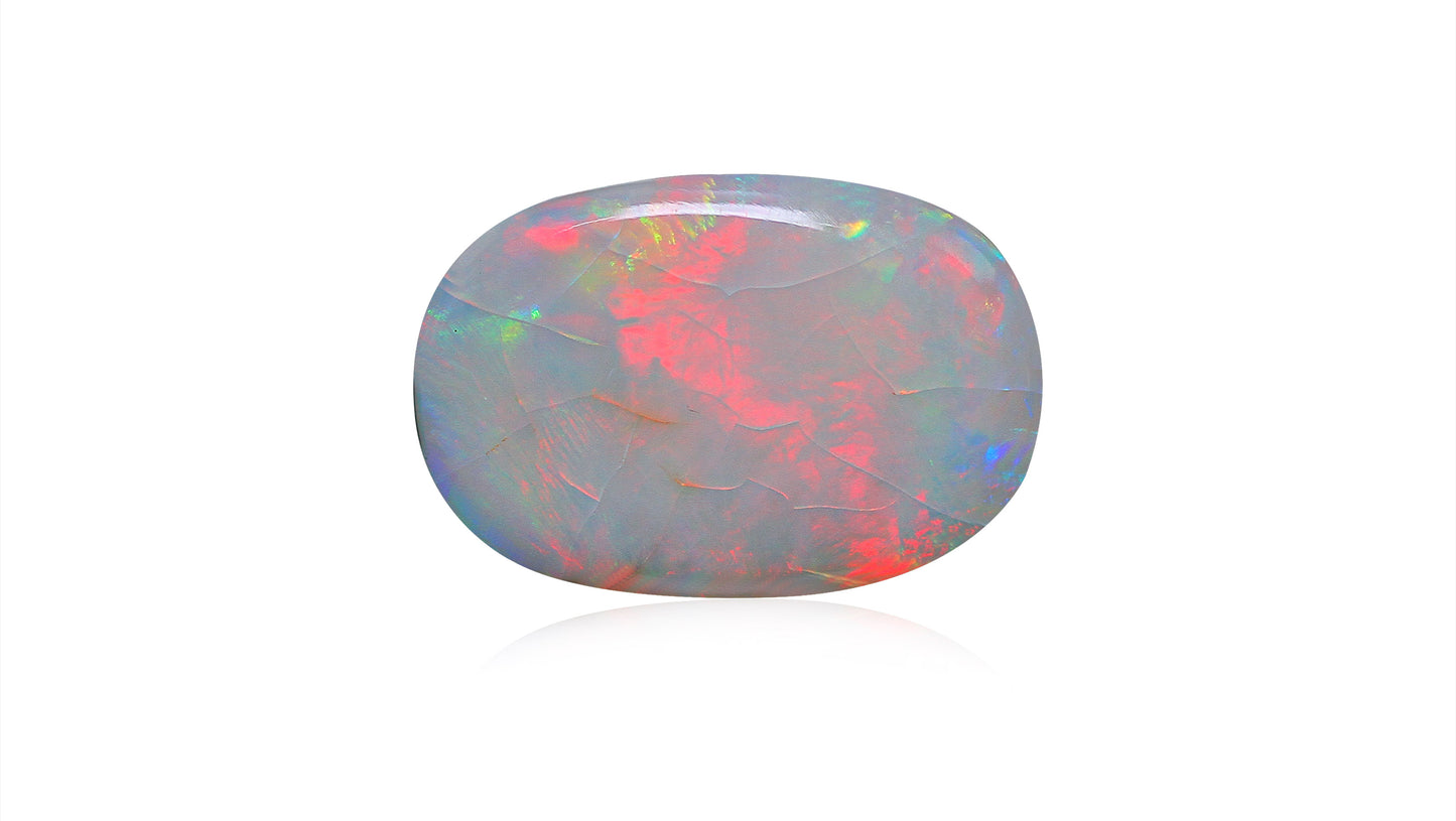 Natural Australian White Fire Opal 5.25 Carats