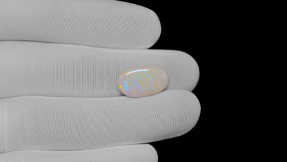 Natural Australian White Fire Opal 5.84 Carats
