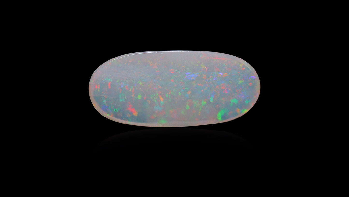 Natural Australian White Fire Opal 6.04 Carats