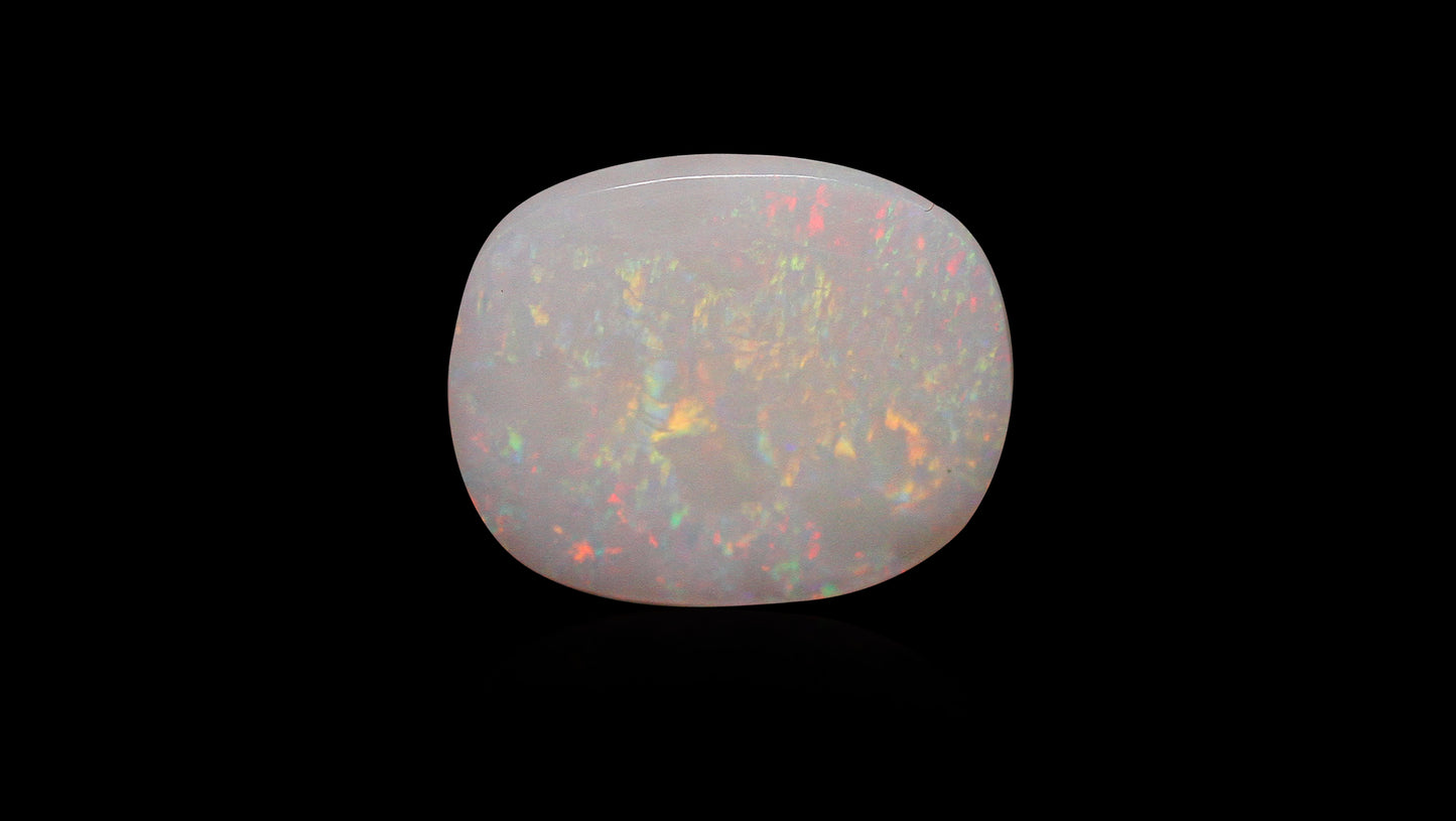 Natural Australian White Fire Opal 6.08 Carats