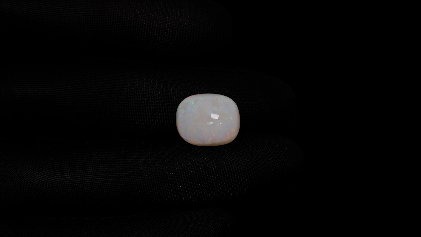 Natural Australian White Fire Opal 6.08 Carats