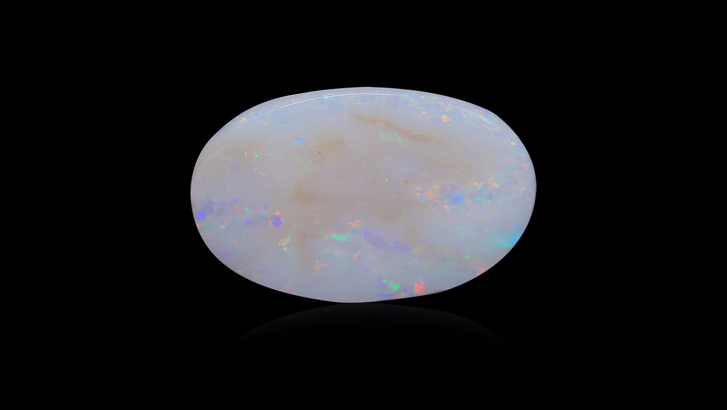 Natural Australian White Fire Opal 7.50 Carats