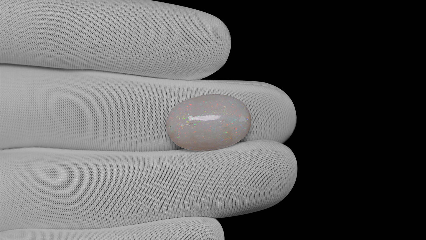 Natural Australian White Fire Opal 7.50 Carats