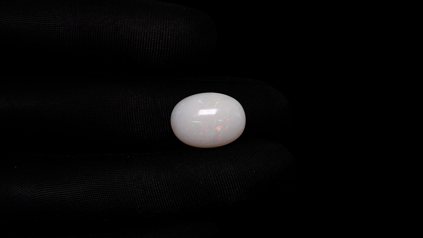 Natural Australian White Fire Opal 7.81 Carats