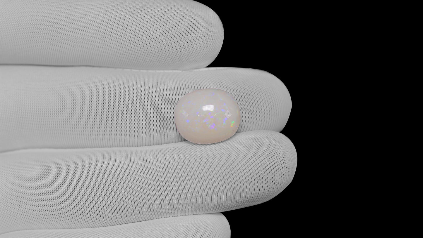 Natural Australian White Fire Opal 8.17 Carats
