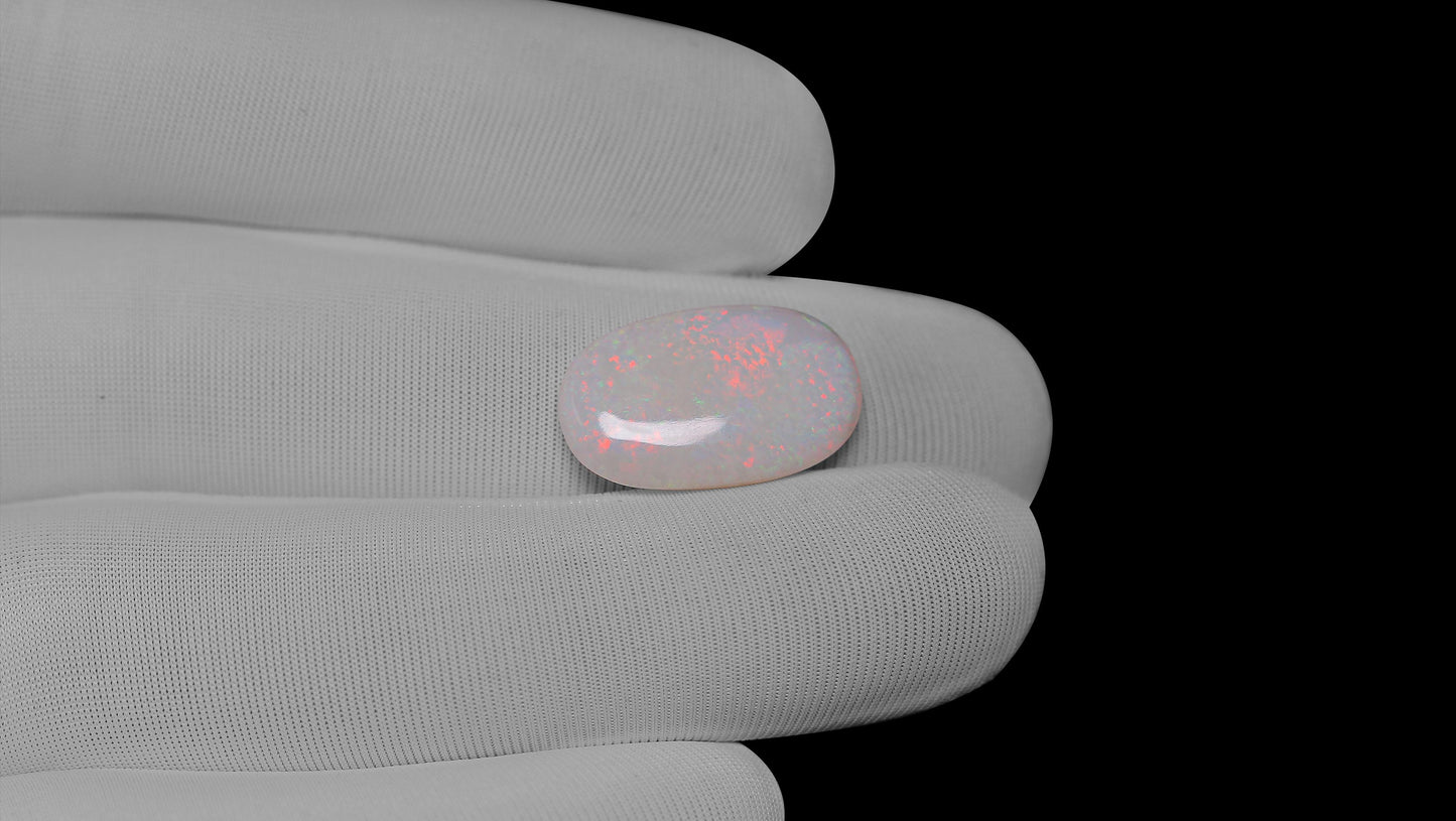 Natural Australian White Fire Opal 8.13 Carats