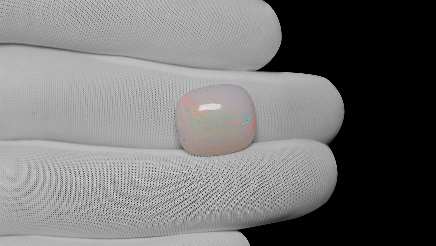 Natural Australian White Fire Opal 9.74 Carats