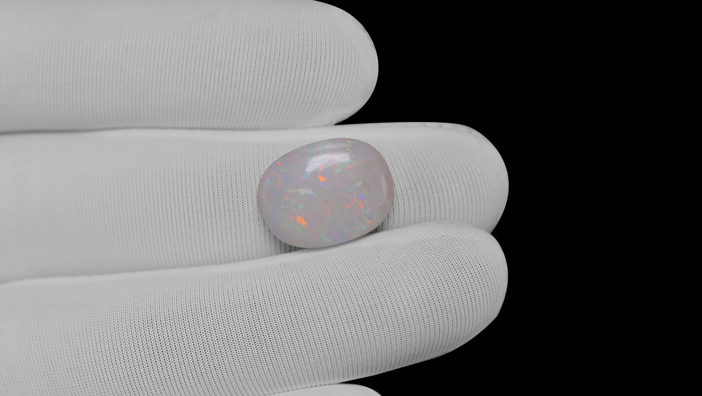Natural Australian White Fire Opal 9.78 Carats