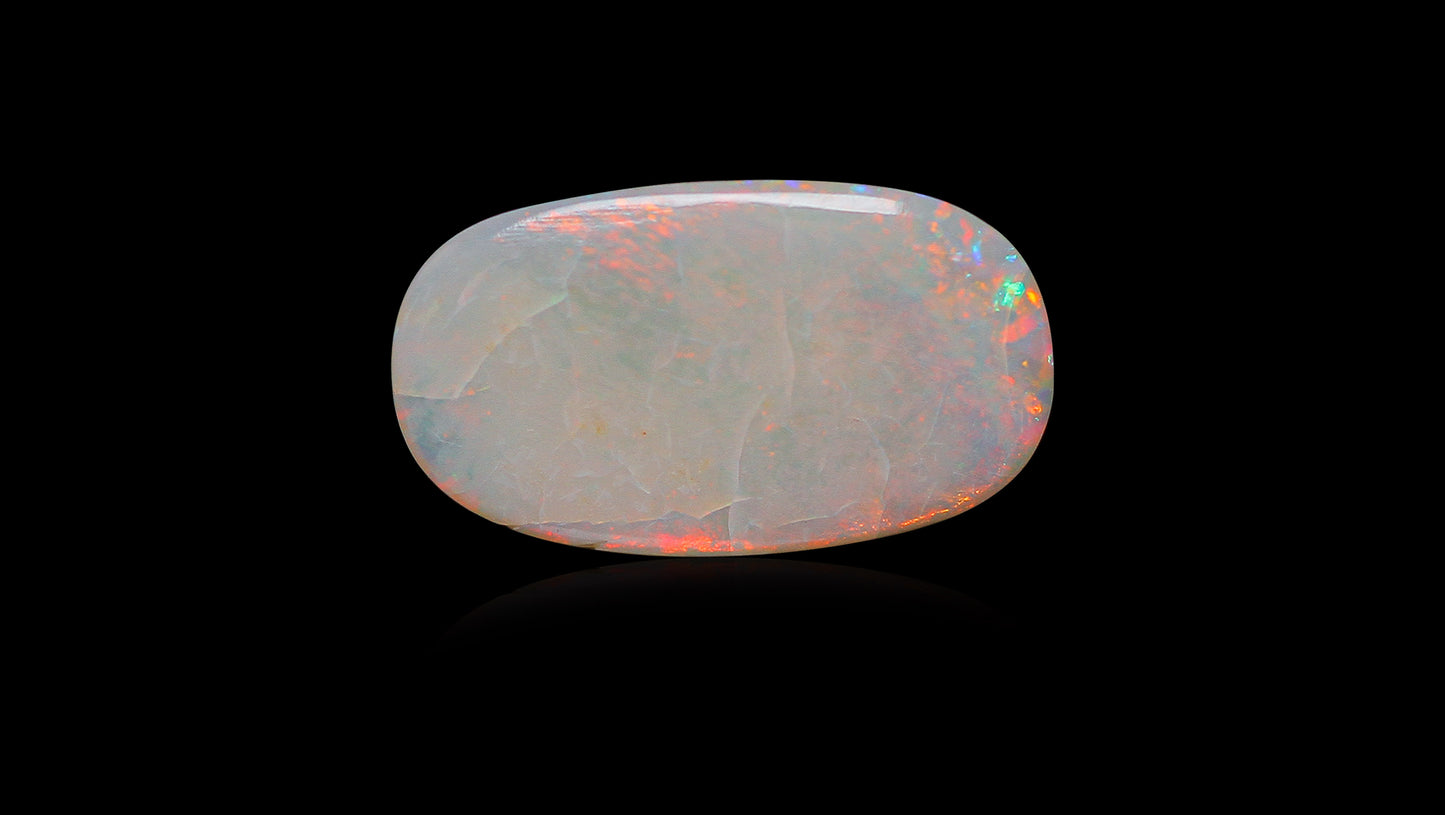 Natural Australian White Fire Opal 3.82 Carats