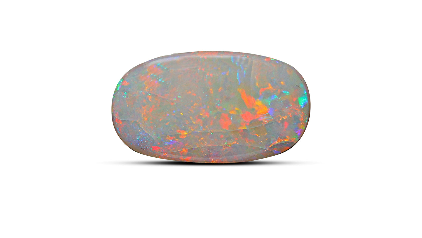 Natural Australian White Fire Opal 3.82 Carats