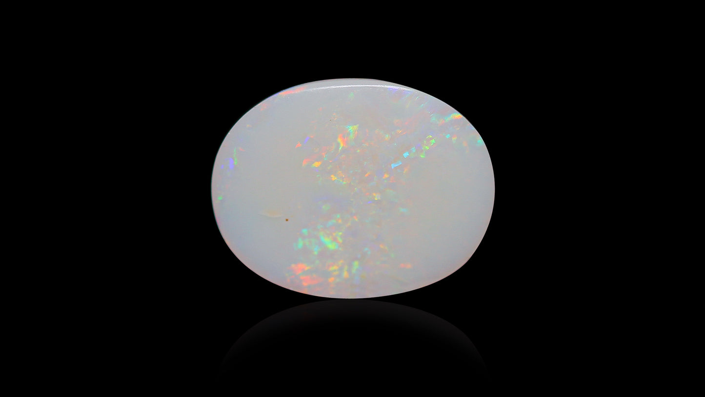 Natural Australian White Fire Opal 5.21 Carats