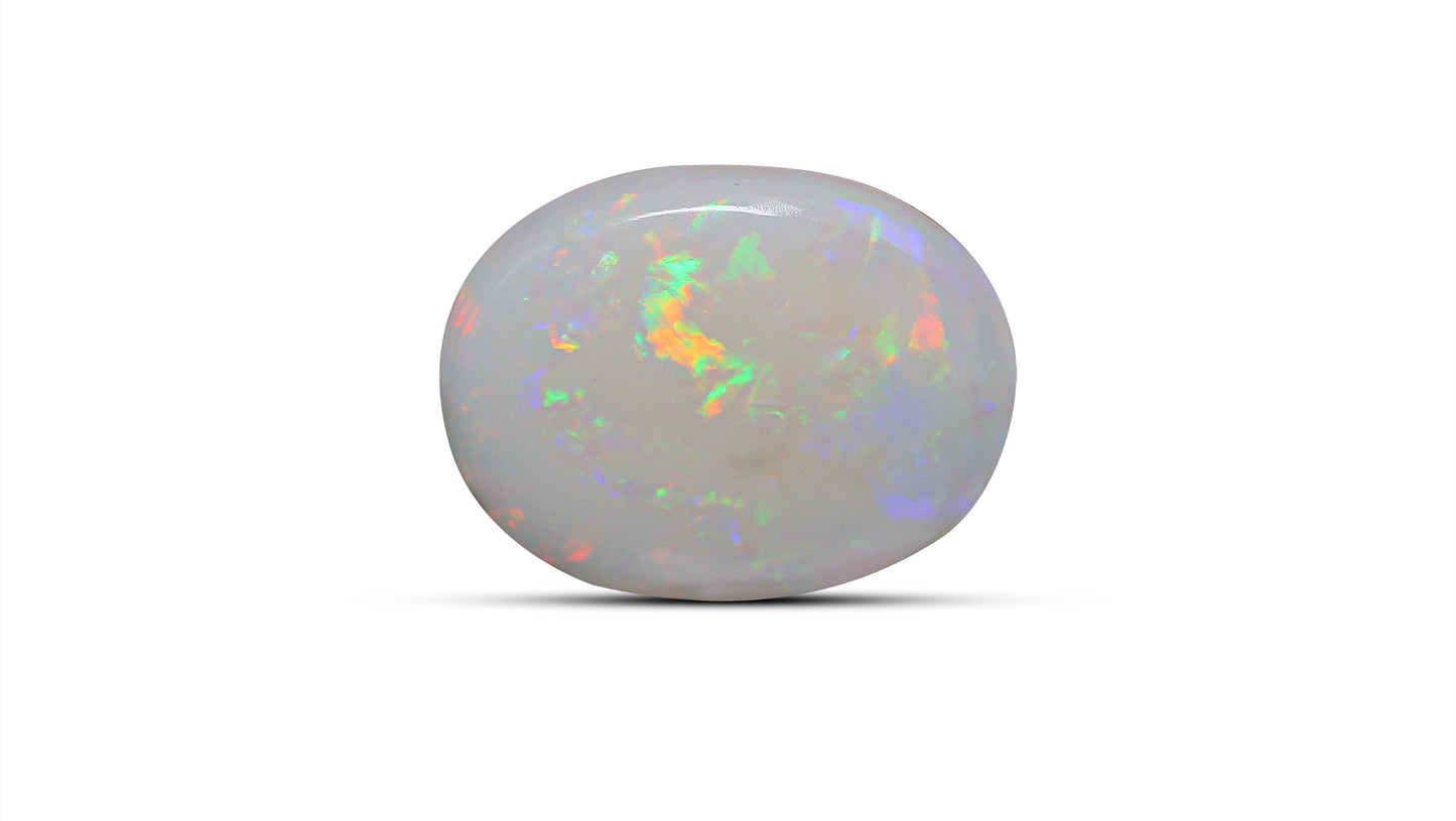 Natural Australian White Fire Opal 5.21 Carats