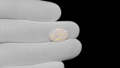 Natural Australian White Fire Opal 5.21 Carats