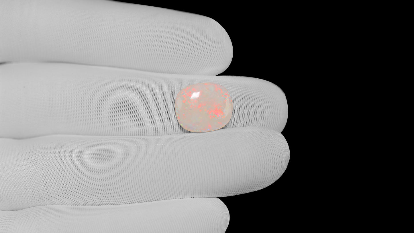 Natural Australian White Fire Opal 4.90 Carats