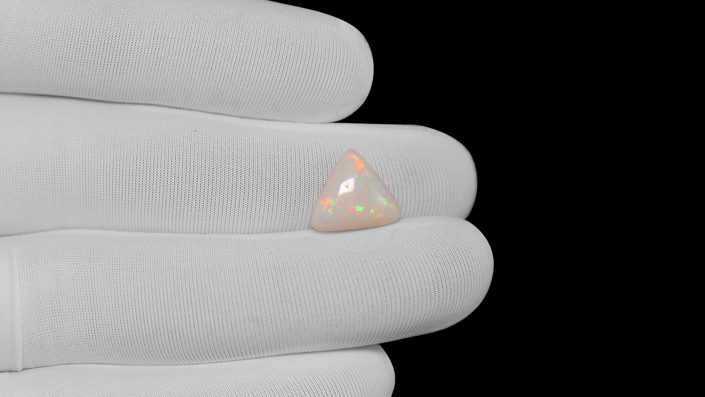 Natural Australian White Fire Opal 4.88 Carats