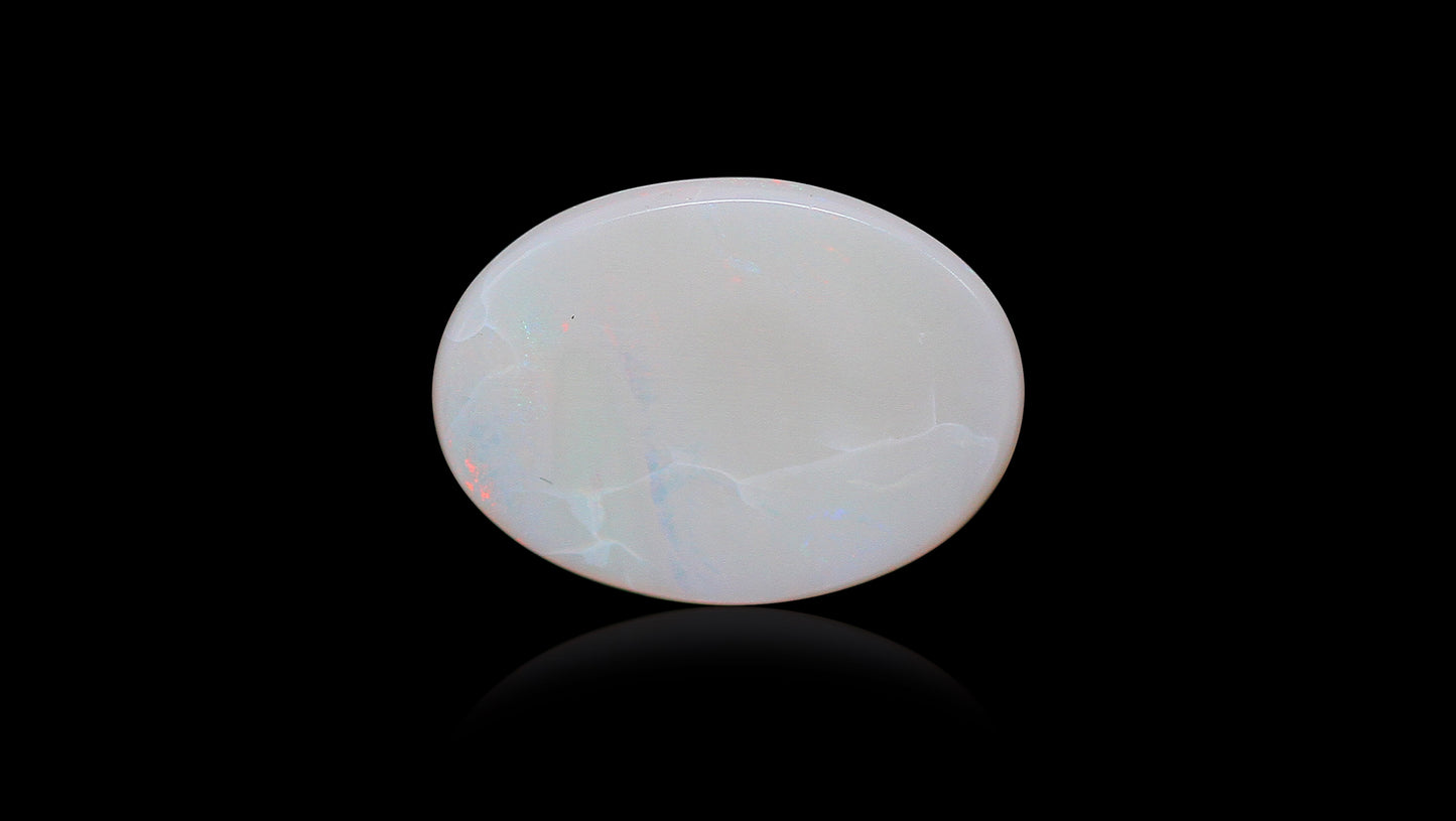Natural Australian White Fire Opal 4.71 Carats