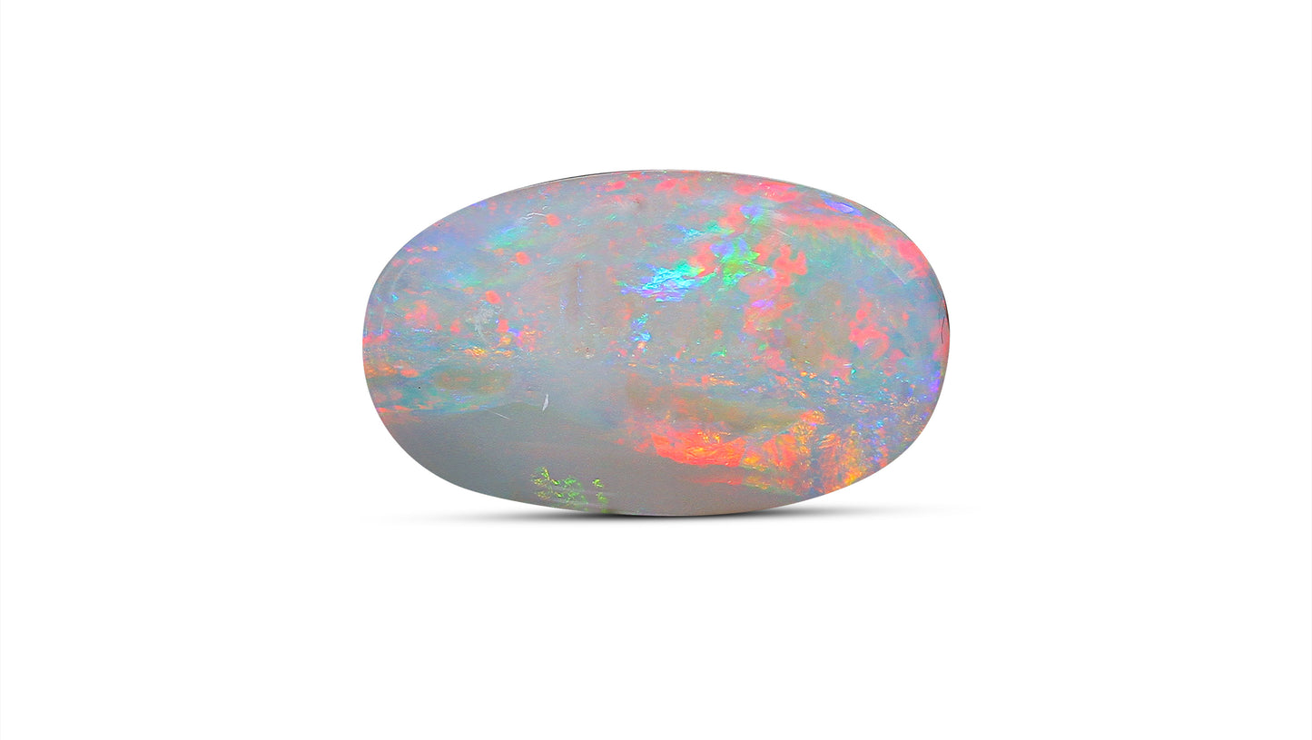 Natural Australian White Fire Opal 4.45 Carats