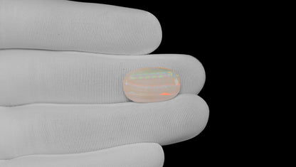 Natural Australian White Fire Opal 7.38 Carats