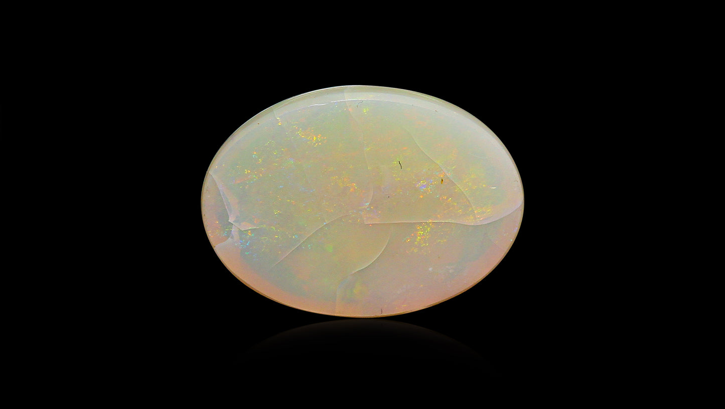 Natural Australian White Fire Opal 8.35 Carats