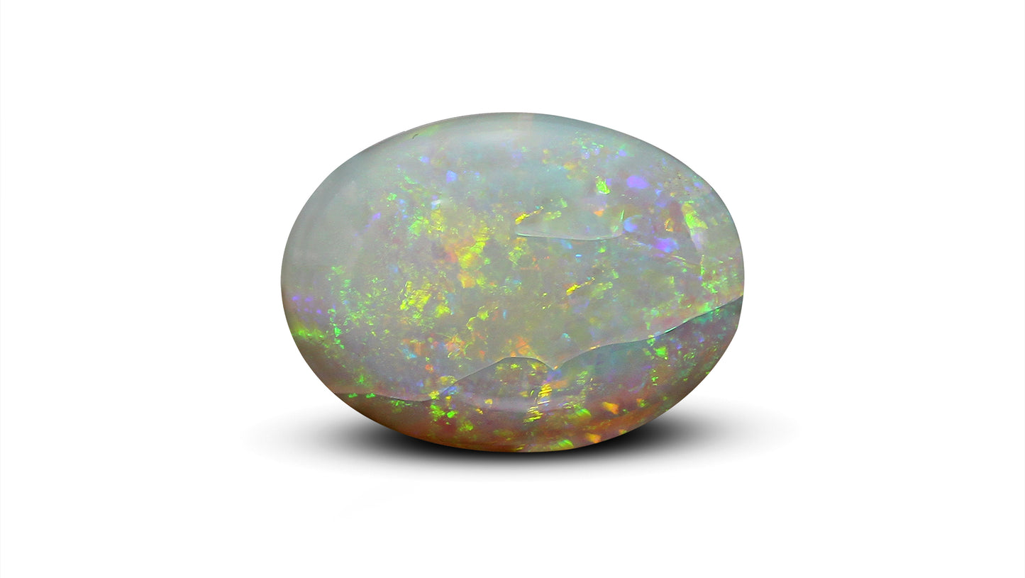Natural Australian White Fire Opal 8.35 Carats