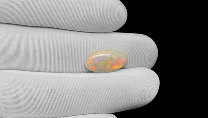 Natural Australian White Fire Opal 4.26 Carats