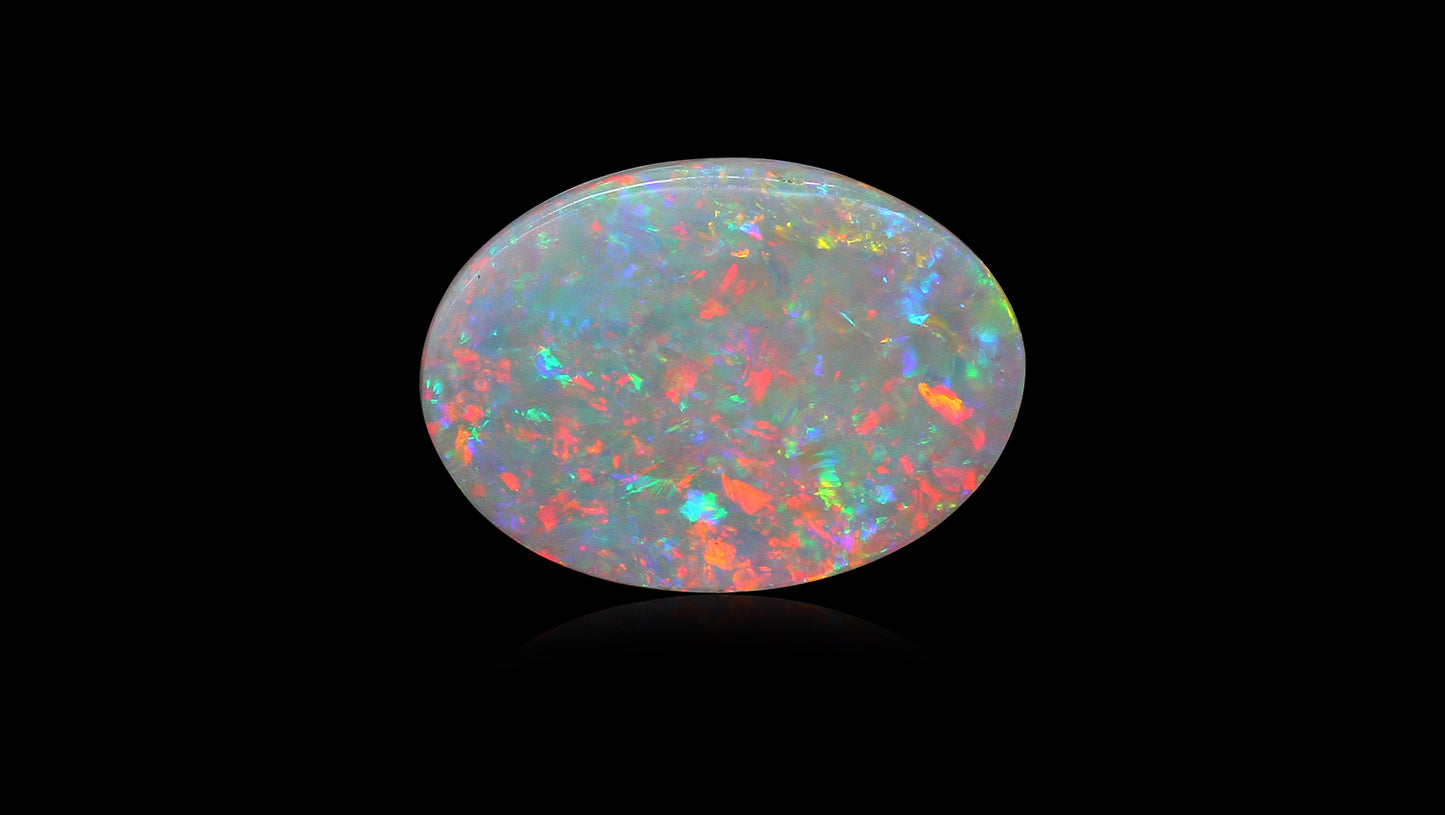 Natural Australian White Fire Opal 9.11 Carats