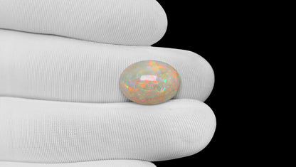 Natural Australian White Fire Opal 9.11 Carats