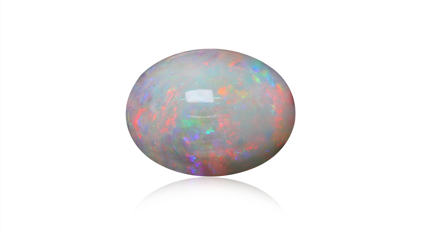 Natural Australian White Fire Opal 7.44 Carats