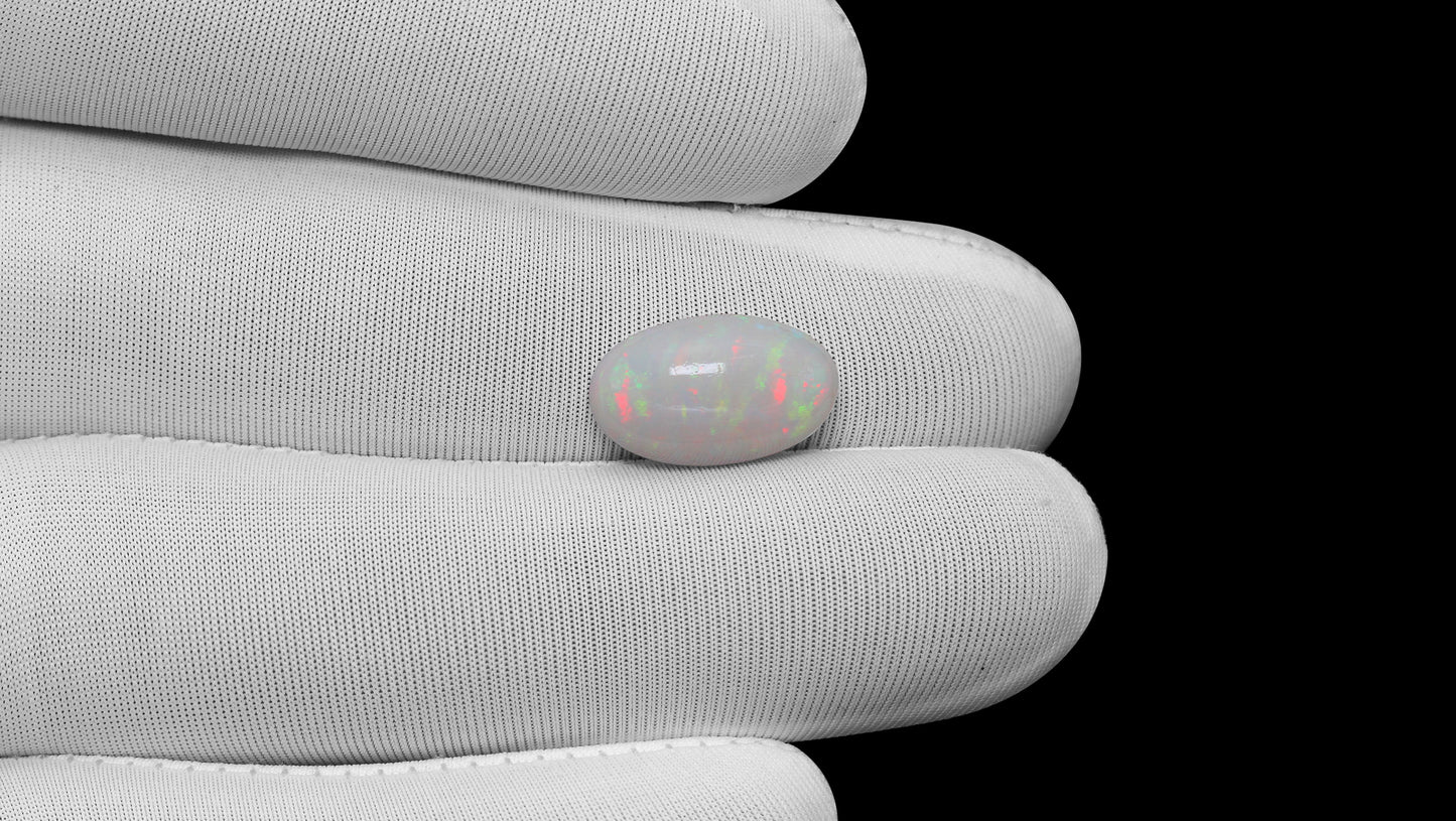 Natural Australian White Fire Opal 4.65 Carats