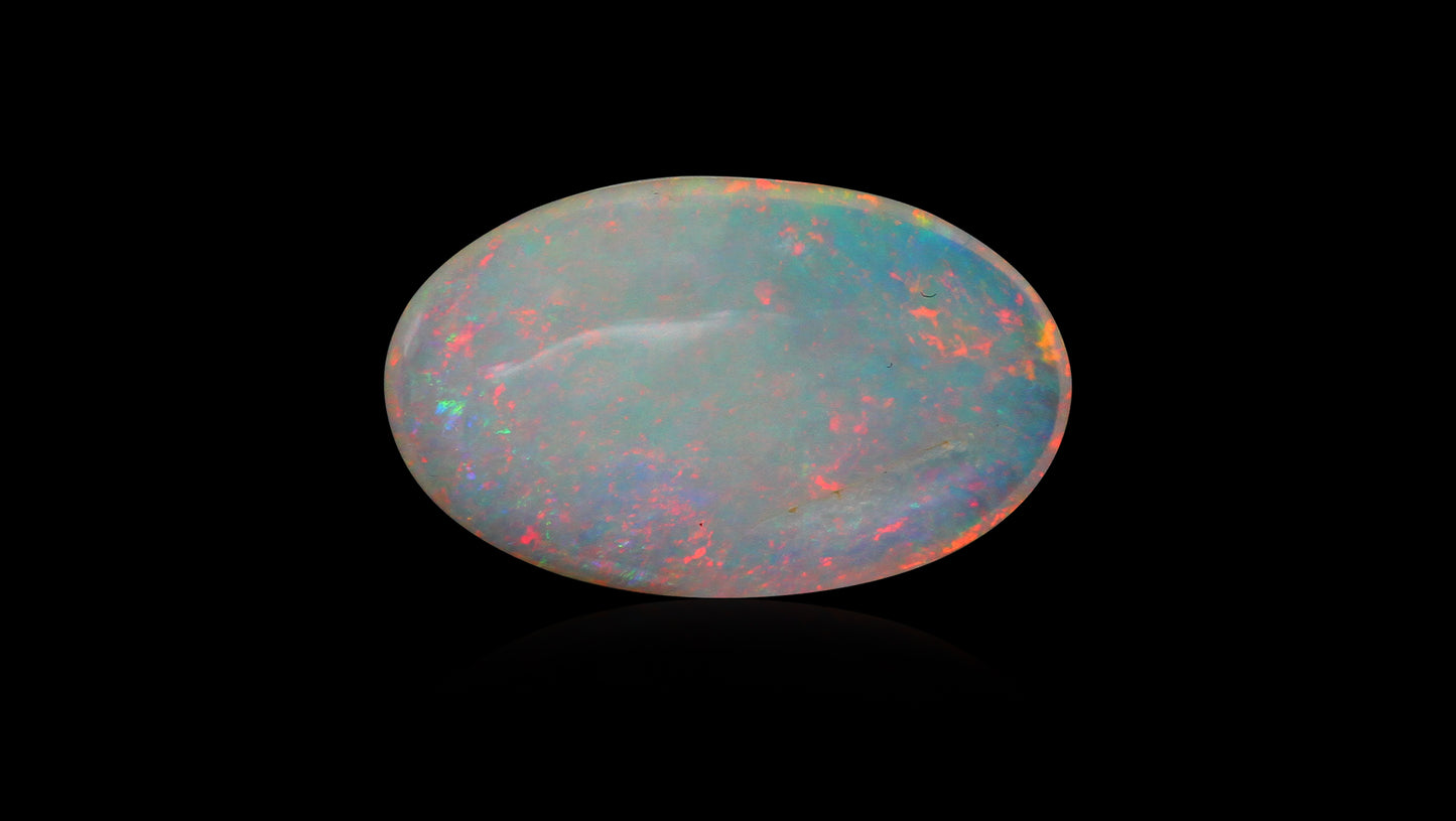 Natural Australian White Fire Opal 4.78 Carats