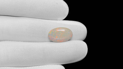 Natural Australian White Fire Opal 4.78 Carats