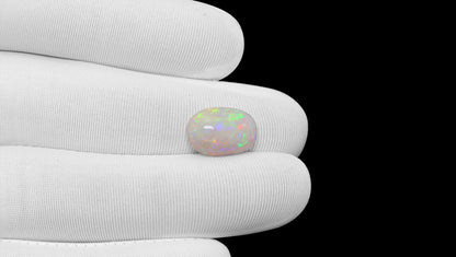 Natural Australian White Fire Opal 4.99 Carats