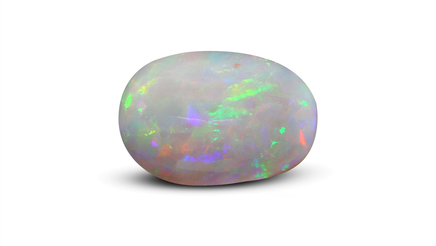 Natural Australian White Fire Opal 4.99 Carats