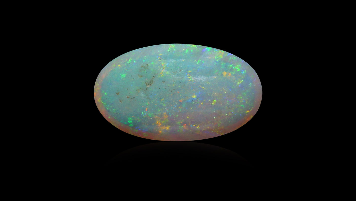Natural Australian White Fire Opal 5.35 Carats