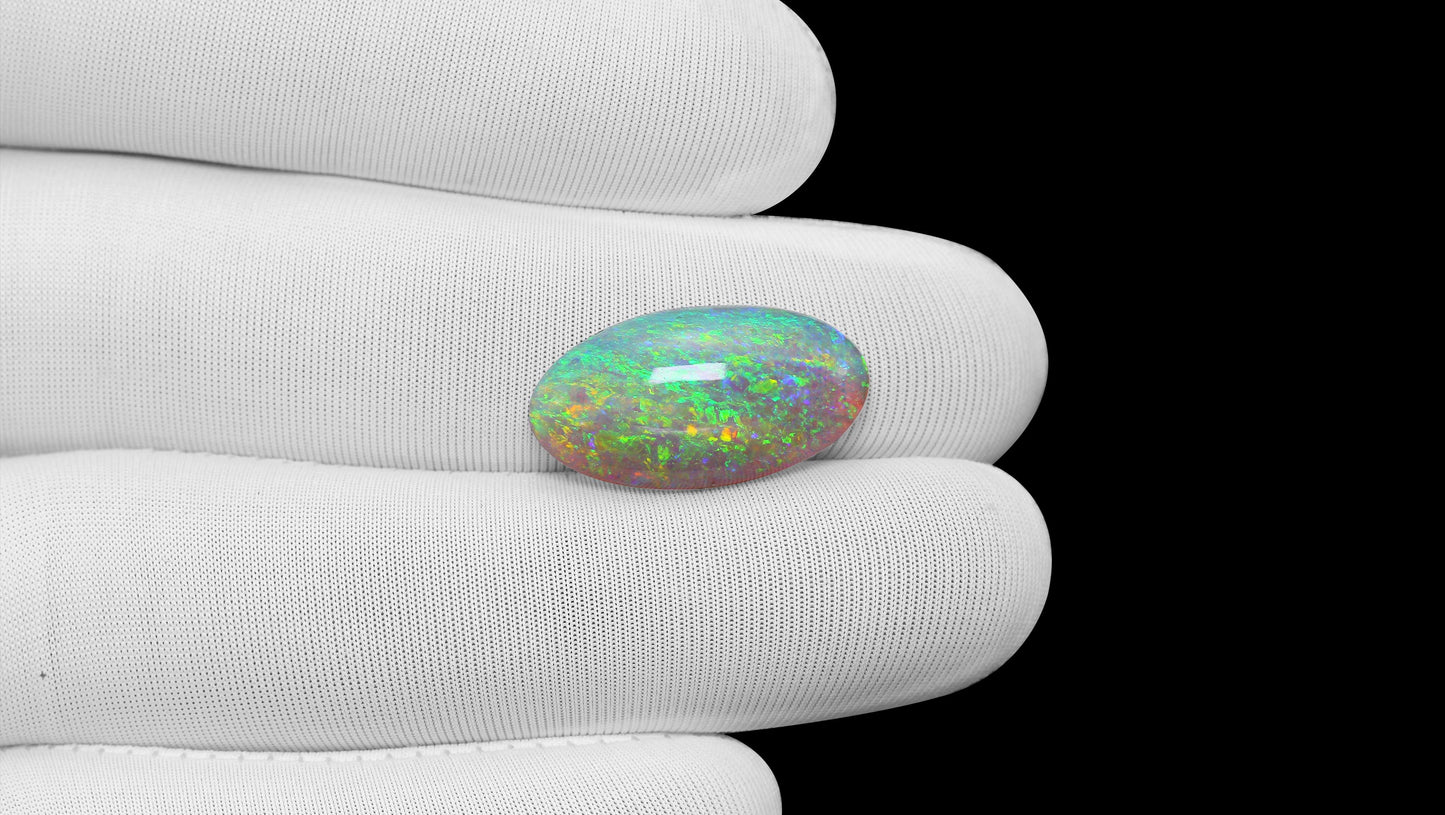 Natural Australian White Fire Opal 8.32 Carats