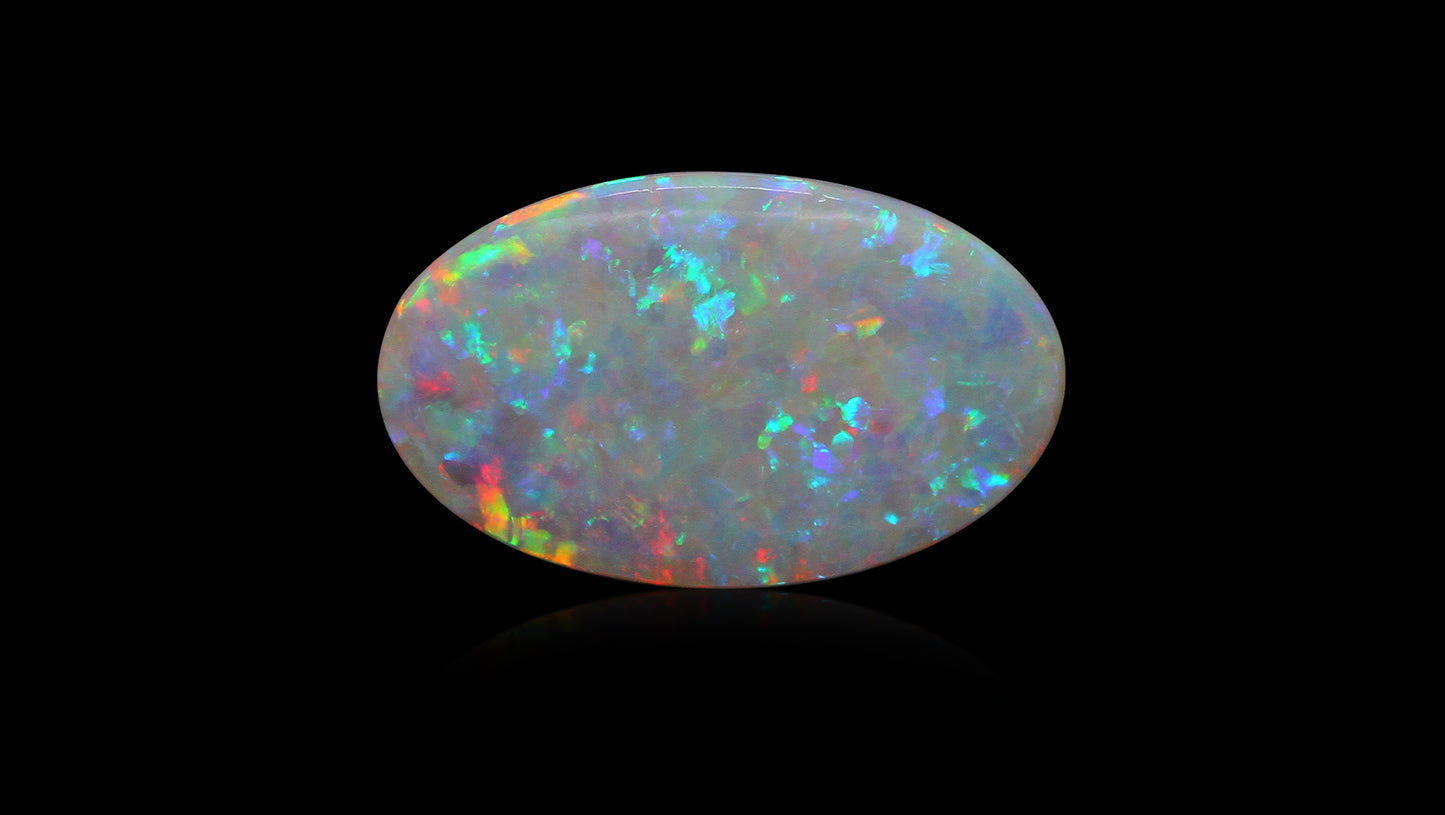 Natural Australian White Fire Opal 5.29 Carats
