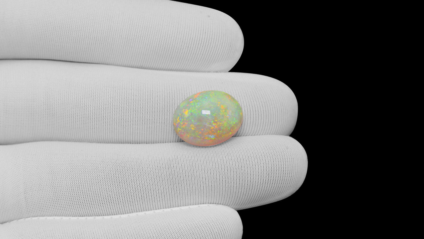 Natural Australian White Fire Opal 10.15 Carats