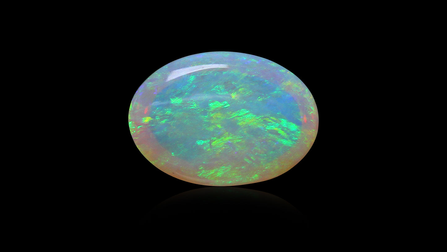Natural Australian White Fire Opal 8.89 Carats