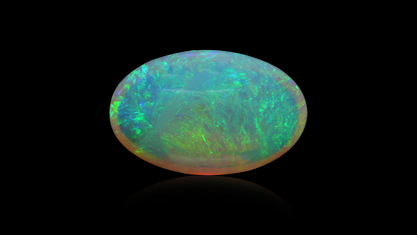 Natural Australian White Fire Opal 6.07 Carats