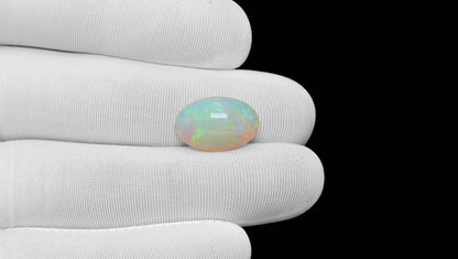 Natural Australian White Fire Opal 6.07 Carats