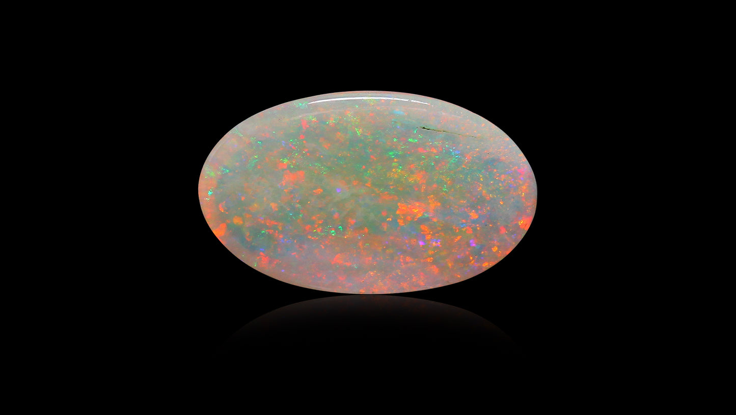 Natural Australian White Fire Opal 5.79 Carats