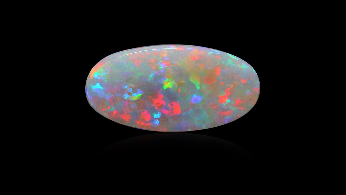 Natural Australian White Fire Opal 5.67 Carats